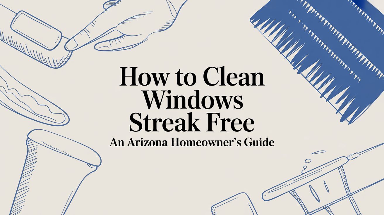 How to Clean Windows Streak Free an Arizona Homeowner's Guide