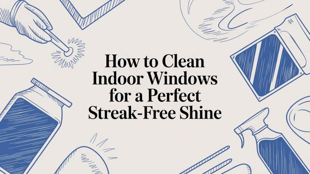 how to clean indoor windows cleaning supplies