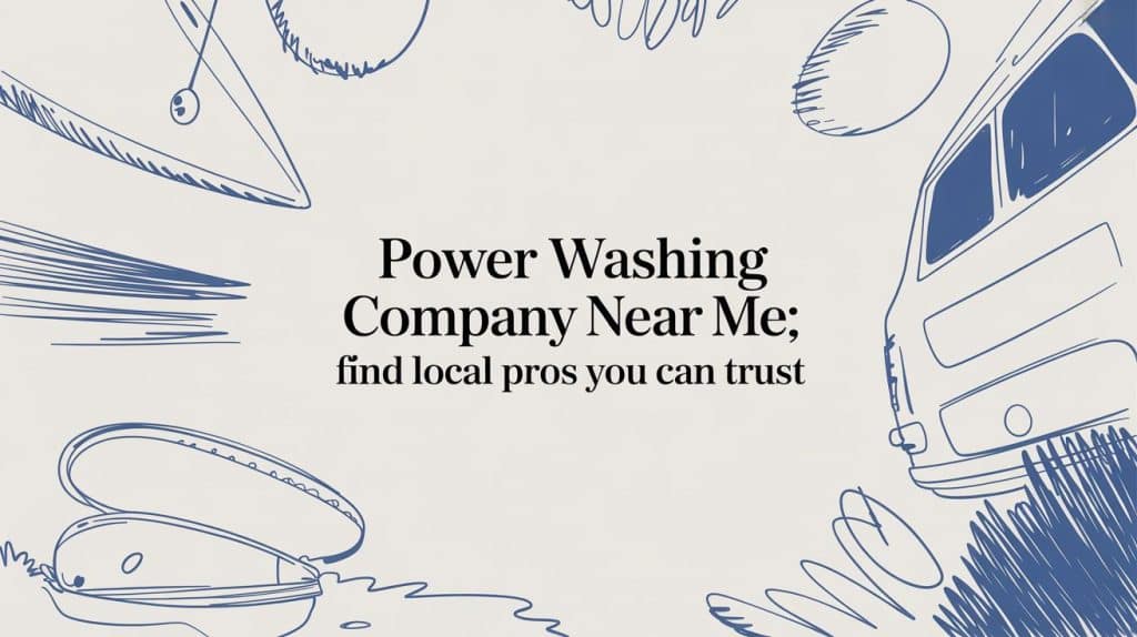 power washing company near me service ad