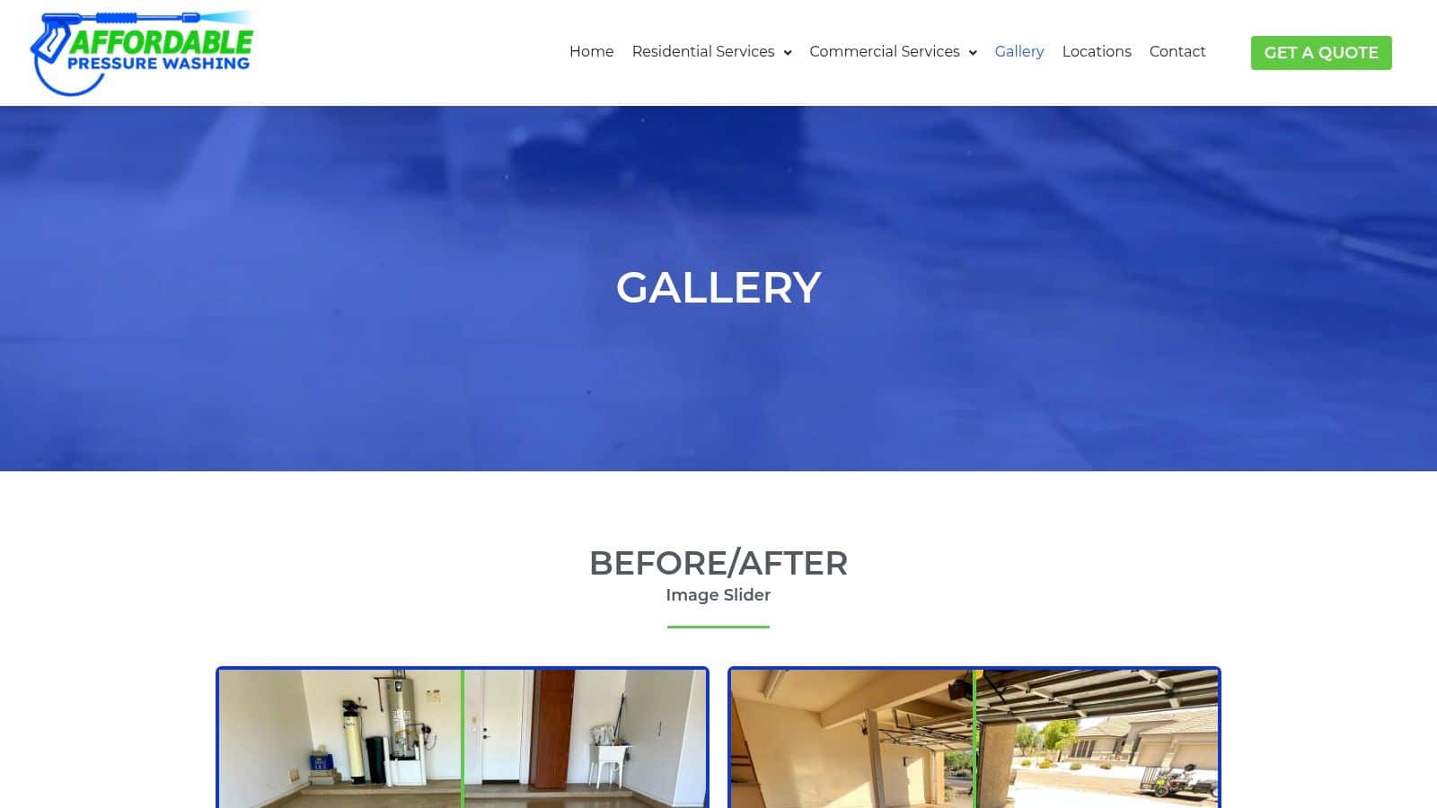 Instant Transformation with Slider Comparisons