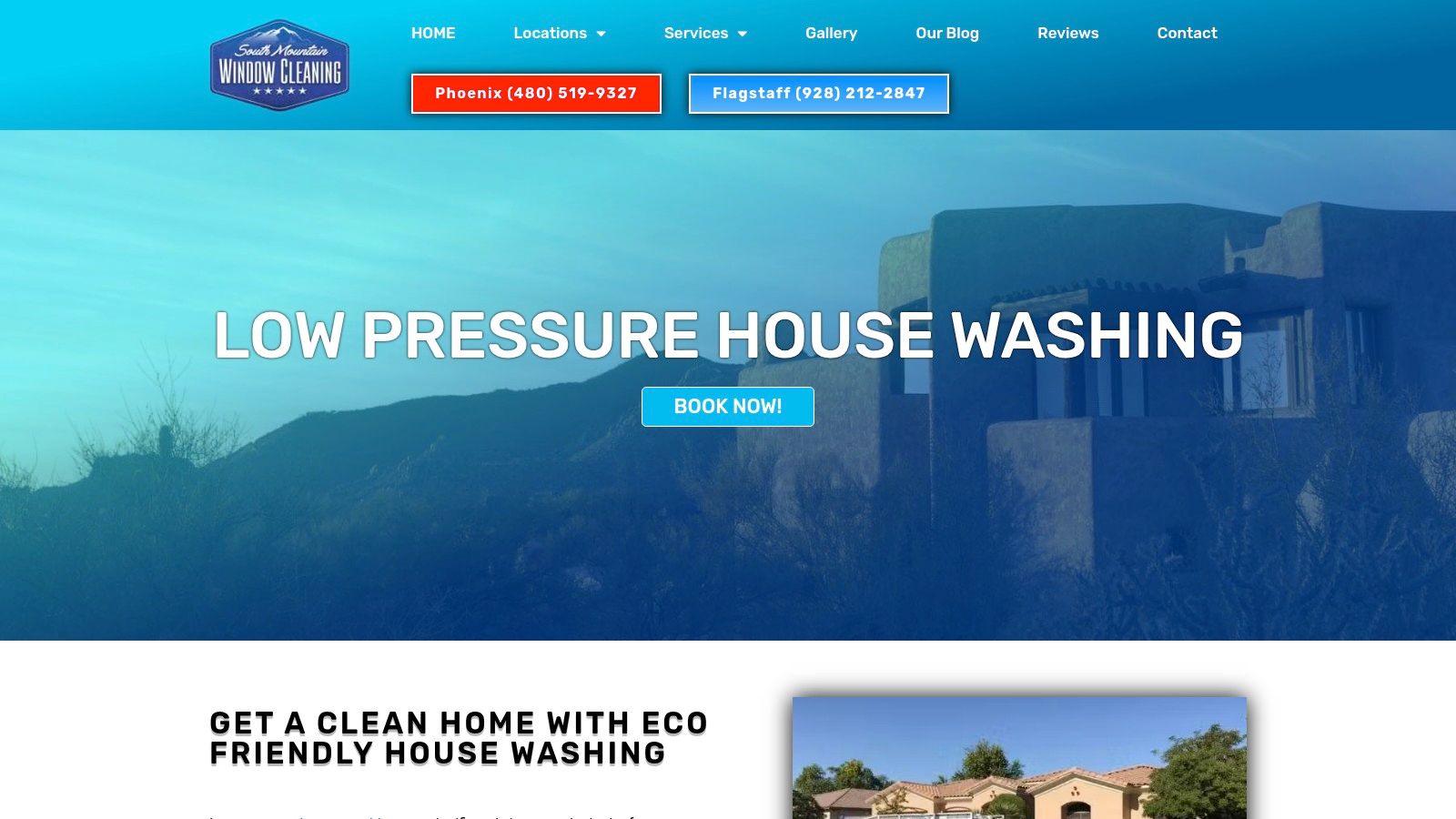 South Mountain Window Cleaning's Signature Soft Wash