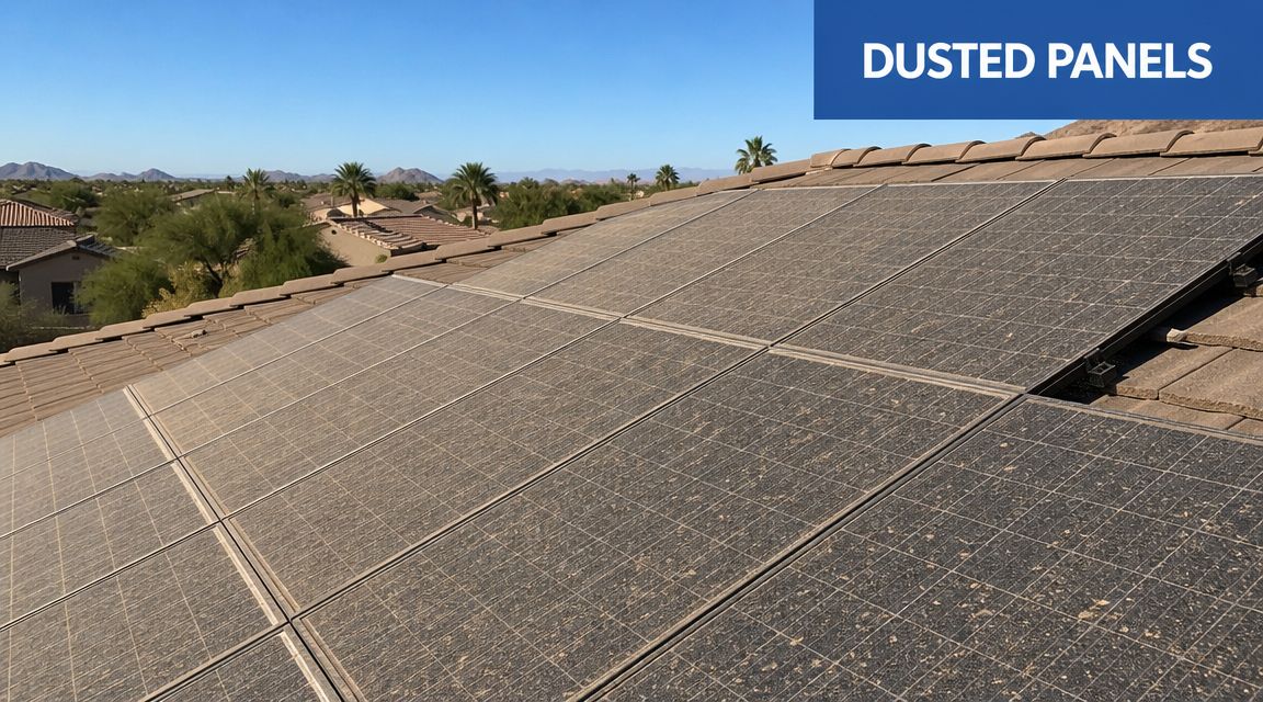 Why Clean Solar Panels in Arizona's Climate