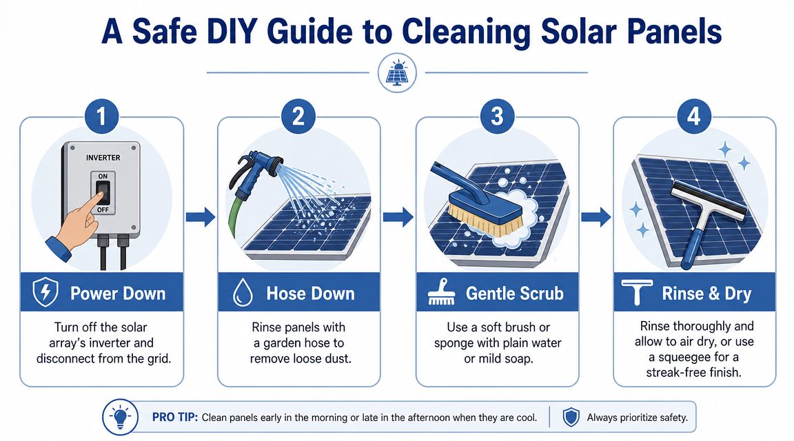 A Safe DIY Guide to Cleaning Your Panels