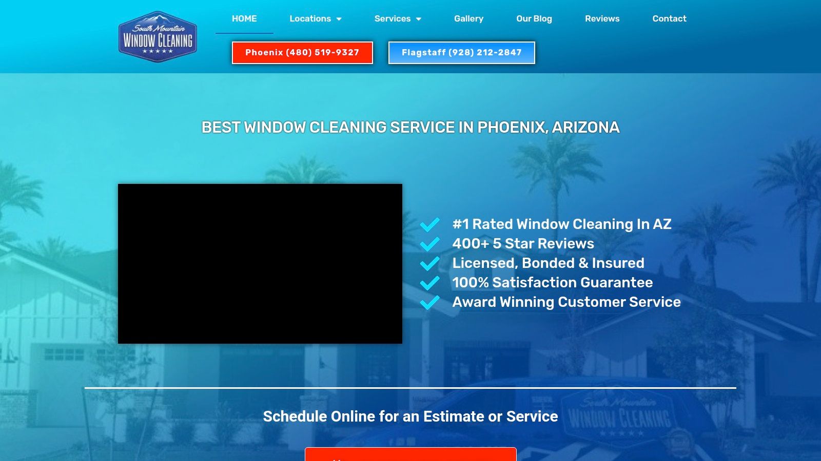 Screenshot from https://www.southmountainwindowcleaning.com