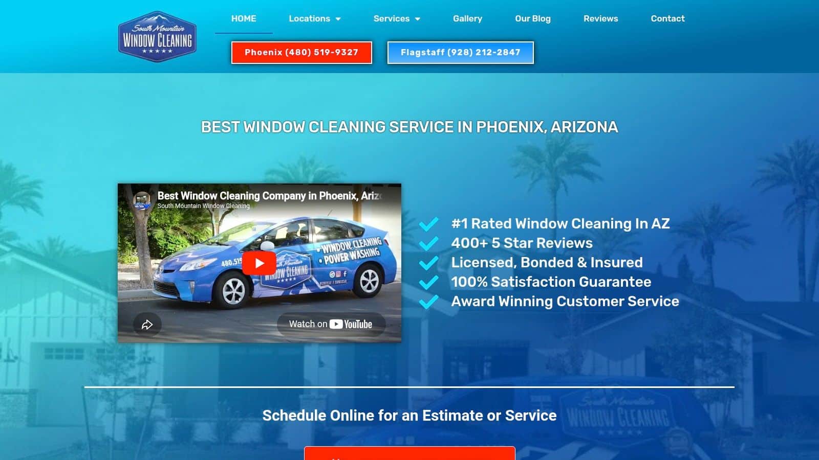 Screenshot from https://www.southmountainwindowcleaning.com