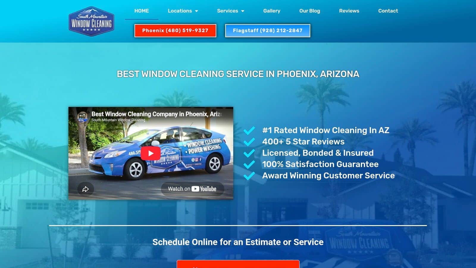 Screenshot from https://www.southmountainwindowcleaning.com